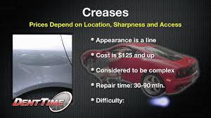 how much is paintless dent repair ding removal cost dent time price guide video hd