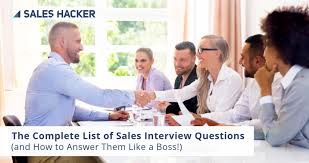 We did not find results for: 26 Sales Interview Questions And How To Answer Like A Boss