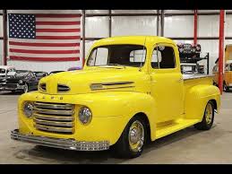 Image result for Chrome Yellow 1950 Ford Truck