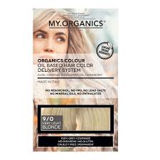 Lightened or dyed blonde hair is more susceptible to damage and color fading than other hair types. Buy My Organics Organic Hair Colour 9 0 Very Light Blonde Online At Chemist Warehouse