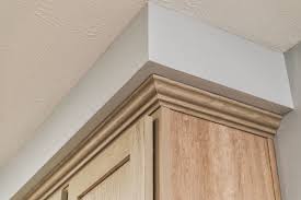 soffit above kitchen cabinets
