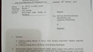 Lowongan kerja finance di indonesia. Polres Parepare Juga Surati Idi Minta Data Dokter Halaman All Tribun Timur
