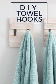Moen yb2403ch method robe hook, chrome. Diy Towel Hook Easy And Functional Bathroom Organization