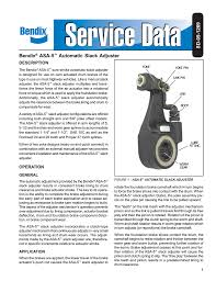 Bendix Asa 5 Automatic Slack Adjuster Manualzz Com