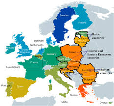 This is a list of european countries, by geographical area: Map Of The Study Area With Defined Regional Blocks And Relating Download Scientific Diagram