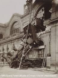 Train Accident At The Gare De L Ouest By L Mercier C1895 Journey To The Past Musee D Orsay Paris