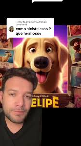 Replying to @Dra. Silvia Arana como hacer los posters de pixar con AI  #imagenesai #bing #felipe #perros