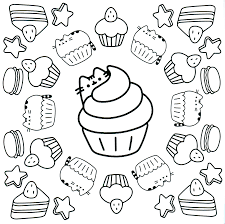 Check spelling or type a new query. Pusheen Coloring Page Food Novocom Top