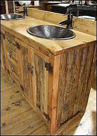 Check spelling or type a new query. Photo Of Side View Rustic Bathroom Vanity Log Cabin Rustic Vanity With Hammered Copper Sink Rustic Bathroom Vanities Double Vanity Bathroom Rustic Bathroom