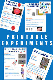The lower level sheets are highly illustrated with graphics and pictures that facilitate the learning. Free Science Printable Experiment Instructions Science Resources