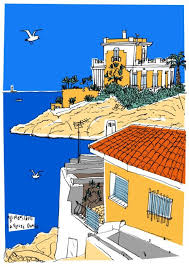 Philippe Doro Marseille Villa La Grande Ourse Malmousque Marseille Illustration Villa Mediterranee