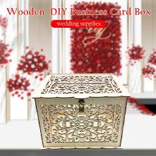 A simple garden wedding in tipp city, ohio. Wedding Favors Home Garden Wedding Card Box With Lock Diy Money Wooden Gift Boxes For Birthday Party Us Sto 360idcom Fr