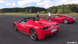 How does the ferrari 458 spider compare to the ferrari 488 spider? Ferrari 458 Italia Vs Audi R8 V10 Vs Ferrari 458 Spider Super Cars Review Youtube