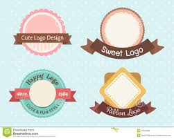Get cookies images now in jpg and psd to use in photoshop. Cute And Sweet Pastel Vintage Premium Logo Stock Illustration Inside Sweet Labels Template 10 Professional Templates Id Sweet Logo Cupcake Logo Logo Cookies