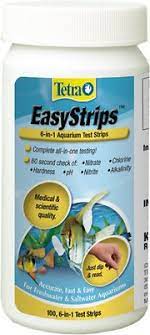 Tetra EasyStrips 6-in-1 Freshwater & Saltwater Aquarium Test Strips, 100  Count | Petland Rogers