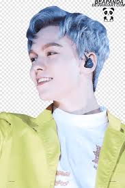 Vernon SEVENTEEN, man in yellow suit top, png