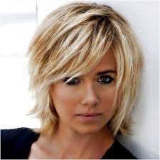 Concave Bob And Shag For Women With Square Face And Fine Hair Click For More Information Choppy Bob Hairstyles Thick Hair Styles Natural Hair Styles