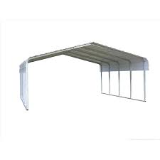 All base units have 6' legs spaced 5' on center or less, and (4) 2' corner braces for added strength and stability. Versatube 18 Ft X 20 Ft White Metal Carport In The Carports Department At Lowes Com