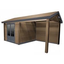 abri de jardin en bois composite bois vieilli 9m 9m terrasse woodlife jardins en bois abri de jardin projet maison