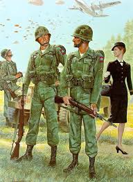 1963 82nd Ab Div On Maneuvers American Soldiers Army History Army Drawing