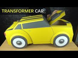 Tutorial Video Building Transforming Car Costume For Kid Bumblebee Youtube In 2020 Car Costume Kids Costumes Kids