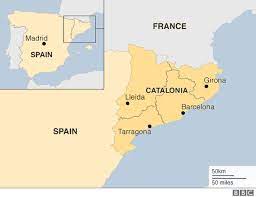 Satellite image of barcelona, spain and near destinations. Catalonia Crisis In 300 Words Bbc News