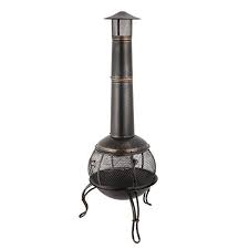 Mari Garden Cheminee Bronze Ronda En Acier Grille A Barbecue Tisonnier Et Porte Buche Foyer Tout En Un Brasero De Coffee Maker Lamp Post Kitchen Appliances