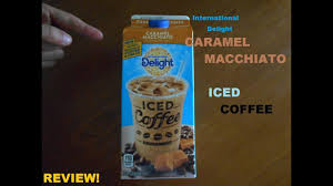 This delicious iced coffee is made with real milk, cream, and cane sugar. International Delight Caramel Macchiato Iced Coffee Review Youtube