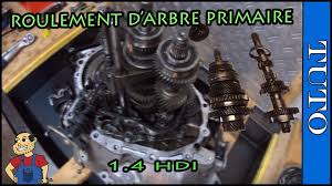 Roulement D Arbre Primaire Boite A Vitesse 207 206 Biper Berlingo C3 1 4 Hdi De A A Z Partie 1 Youtube