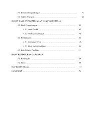 Contoh cara menulis daftar pustaka dari jurnal. Daftar Isi Dan Lampiran