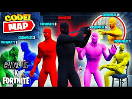 Amidst Us Trailer Among Us In Fortnite Code Youtube