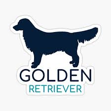 Golden Retriever Silhouette Stickers Redbubble Without it they can become bored and frustrated and display destructive behaviors such as chewing or barking. redbubble