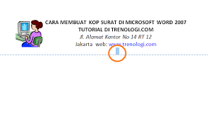 Bagaimana jika dalam lingkup rt dan rw sedang ada pengumuman resmi atau kegiatan secara publik, pasti dalam pemberitahuannya perlu surat resmi dan ada kop suratnya. Cara Membuat Kop Surat Di Microsoft Word 2007 Lengkap Dengan Gambar Dailysocial