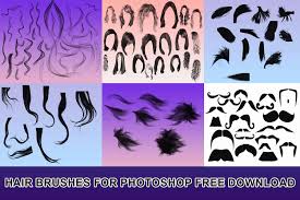 You draw short spiky hair, bangs, bobs and even longer hair in a ponytail. Hair Brushes For Photoshop Free Download