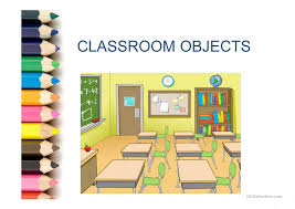 For example, a rule chart that hangs on the wall allows us to remember these rules. Classroom Objects English Esl Powerpoints For Distance Learning And Physical Classrooms
