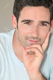 If he is an apple lover, look at any of the latest apple products. Portrait Of Handsome 30 Year Old Man Stock Photo Picture And Royalty Free Image Image 13031053