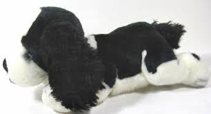 Black And White Dog Stuffed Animal Russ Berrie Plush Black White Cocker Spaniel Puppy Dog Stuffed Toy Russ Cocker Spaniel Puppies White Cocker Spaniel Dog Toys