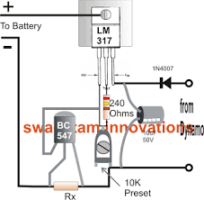 The diagrams are correct for some hub generators. The Post Explains A Simple Constant Current Bicycle Dynamo Battery Charger Circuit Which Can Be Used F Battery Charger Circuit Battery Charger Circuit Projects