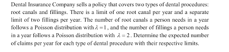 Many people get dental insurance through their employer. Solved Dental Insurance Company Sells A Policy That Cover Chegg Com
