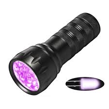 Petite Lampe De Poche Uv Aaa Lumiere Noire 21 Leds 395nm