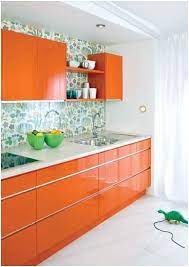 Orange Kitchens Orange Kitchen Decor Interior Design Kitchen Orange Kitchen