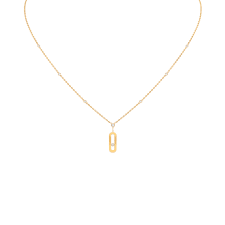 Add fur or embellishments for an. Messika Yellow Gold Necklace With Diamonds Long Move Uno 6605mk10111 Yg Pere Quera 1887