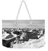 Black and White of the Summit of Mount Elbert Colorado in Winter by Steven  Krull