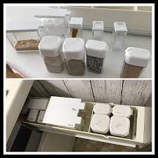 キッチン 引き出し 砂糖と塩 テプラ 調味料収納 などのインテリア実例 2017 07 31 13 47 14 roomclip ルームクリップ キッチン 引き出し 調味料 収納 キッチン