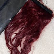 220 grams / 7.76 oz. Bellami Vibrant Red Hair Extensions V1 Lenze Com Tr