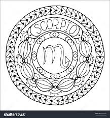 Sun enters in scorpio sign in every november 16 (vedic astrology) or october 24 (western astrology). Pin On Zodiac Signs Colouring Coloring Pages