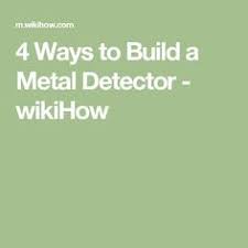 Bounty hunter makes many awesome metal detectors, and if you want to purchase one, you should plan to examine several of their models. 10 Building A Metal Detector Ideas Metal Detector Detector Metal