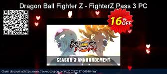 Dragon ball fighterz is born from what makes the dragon ball series so loved and famous: 21 Off Dragon Ball Fighter Z Fighterz Pass 3 Pc Coupon Code Aug 2021 Trackedcoupon