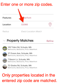 How Do I Find Property Matches Based On A Zip Code? - Cloze Help Center