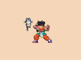 Yamcha And Puar Pixel Art Character Design Art